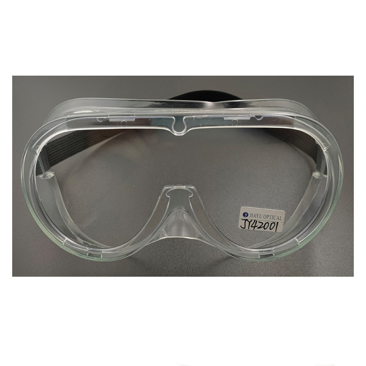 Safety Glasses Anti Fog Ansi z87.1 PC Lens Anti Saliva PVC Clear Protective Medical Goggles for